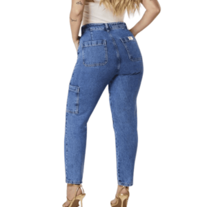 Calça Jeans Cargo