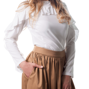 Blusa Seda Mangas Compridas