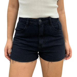 Shorts Jeans Black Samutcho